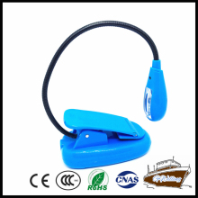 Portable Hot Reading Lamp Clip on Led Book Light Flexible Clip on Light