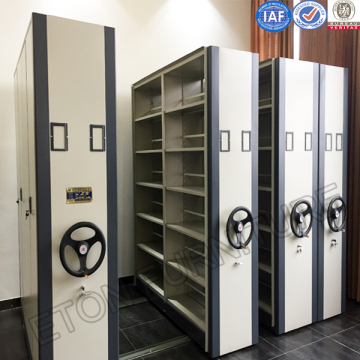 Library Equipment Steel Mobile Storage File Shelf