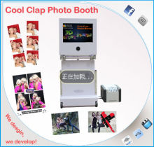Foldable Touch Screen Photo Booth With 3D Green Screen Software