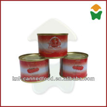 Small tomato paste machine for hard open lid 70gx50tins