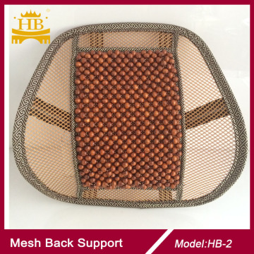 Red wood bead back support