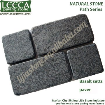 Black basalt stone tumbled basalt stone