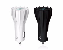 retractable car charger qc3.0 car charger usb for iphone 6 car charger