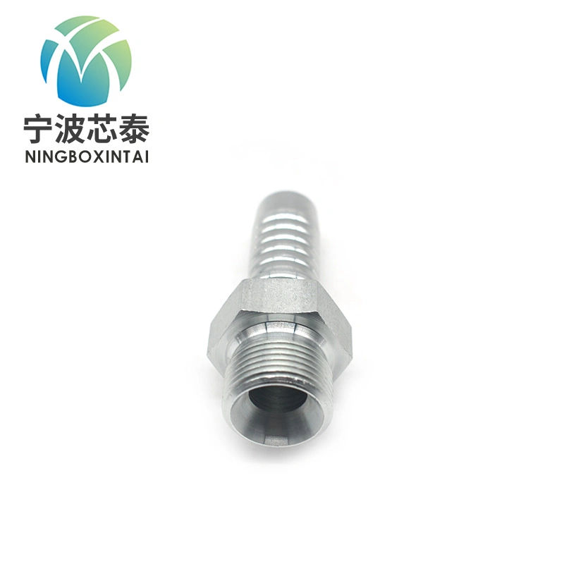 China Manufacturer Hydraulic Fitting and Hose Fitting NPT Connection for Pressing Stainless Steel Fittings
