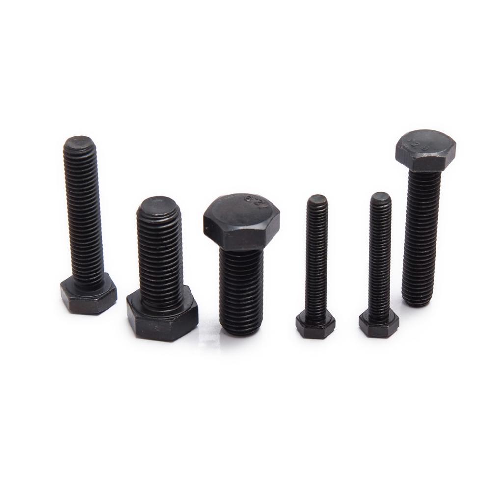 GB5783 Carbon Steel Black Oxid Hex Head Bolt