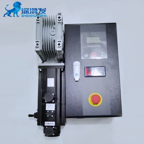 High speed rolling shutter motor for spiral door