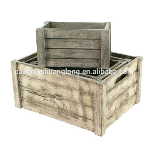 천연 나무 상자 과일 상자 나무 야채 상자