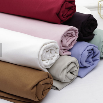 250TC Organic Cotton Percale Dyed Fabric