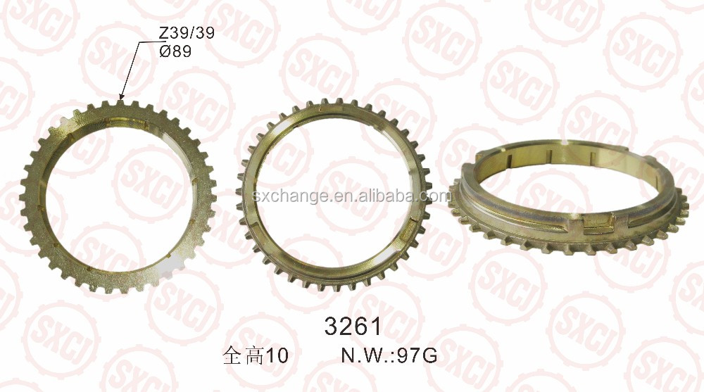 Factory price Auto parts Manual gearbox parts Transmission Brass Synchronizer Ring