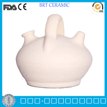 Clasic Cool Earthenware Pitcher with Spout and Handle