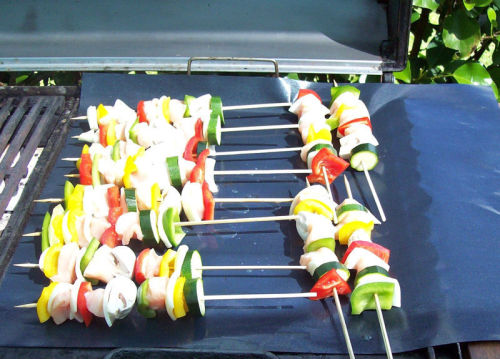 PTFE Fiberglas-Stoff Nicht-Stick wiederverwendbares BBQ MAT/Liner