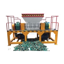 Drums Bottles Pipe Scrap Crushing Machine / Plastic Bag Crusher / Pallet Shredder