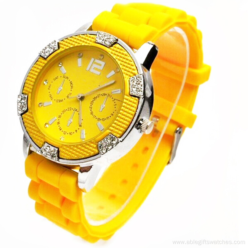 New Arrival Girls Silicone Wristwatches Quartz Watch