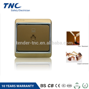 Professional Maker Fire Resistant RJ45 internet PC Wall socket