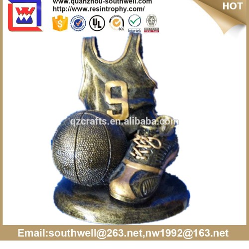 Trophy Figurines , Custom Metal trophies , Baskball Award Trophy