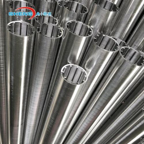 Segitiga Kawat Johnson Slotted Pipe/Bedge Wire Screen Tube