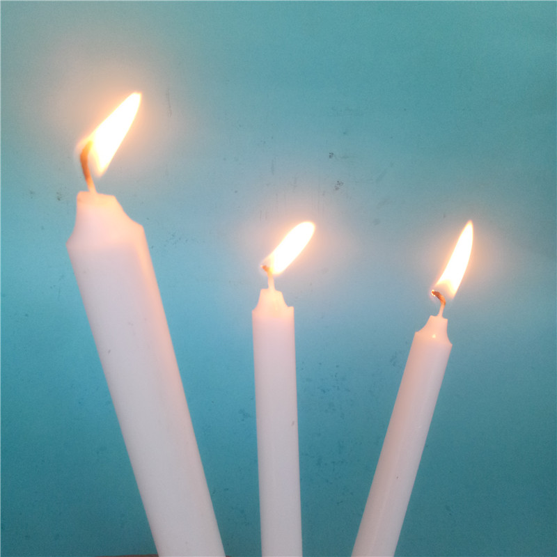 Flameless White Color Lilin Lilin Murah