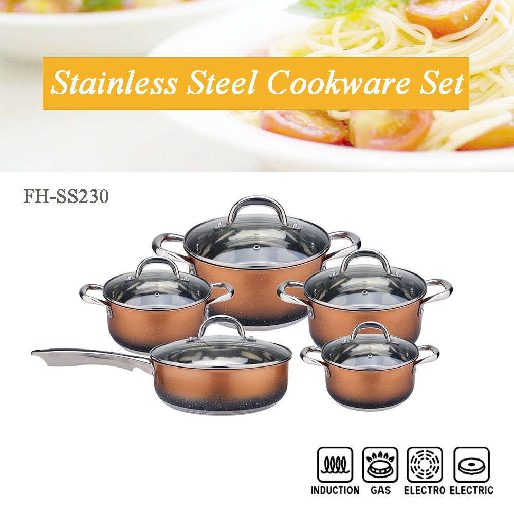 stainless steel kitchenware