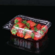 Supermarket Transparent PET Trays Fruit Packaging Tray