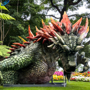 Robot Godzilla Spray Water&Fire for Theme Park