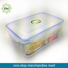 Rect plastic food container