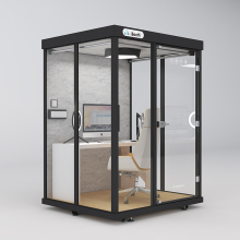 recording studio a frame house Office Recording Pods