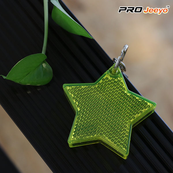 green star keychain