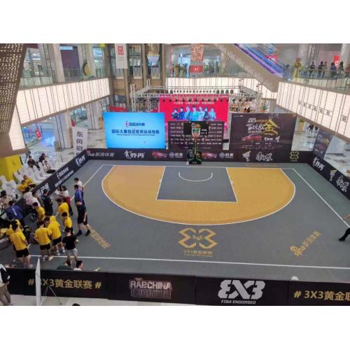 Enlio Fiba 3x3 Approbation Basketball Sport Interloquer les carreaux