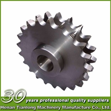 ISO standard duplex roller chain finished bore sprocket keyway convex driving sprocket