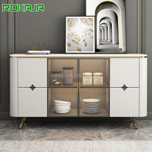 Modern Luxury Slab Dining Room Sideboard
