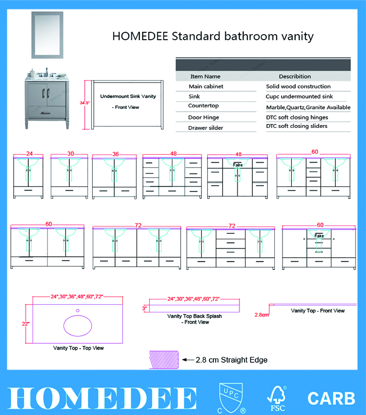 cabinet size