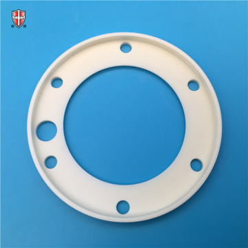 precision drilling milling alumina ceramic ring customized