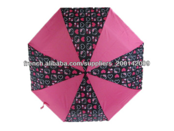 Hello Kitty Cuted 3 Folding Umbrellas