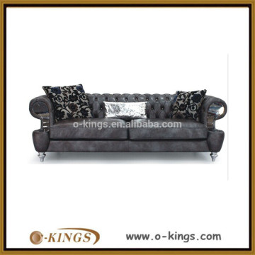 dark color fabric sofa