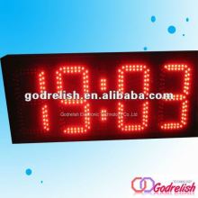 large digital wall clock