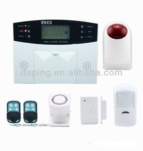 Telephone line burglar alarm system, gsm intrusion alarm system wireless