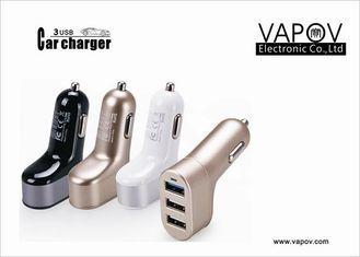 Gun Shape 5.4A 3 Port  USB Car Charger for mobile phone and