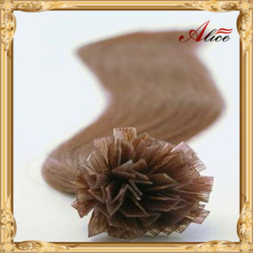 Wholesale price remy flat tip hair extension