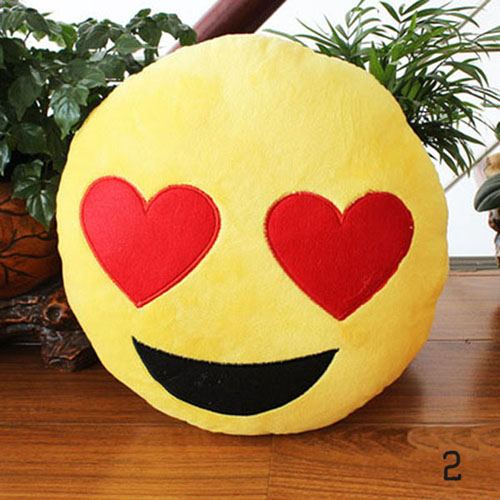 custom plush emoji pillow