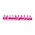 color aluminum anodized bolts with hexagon head screws