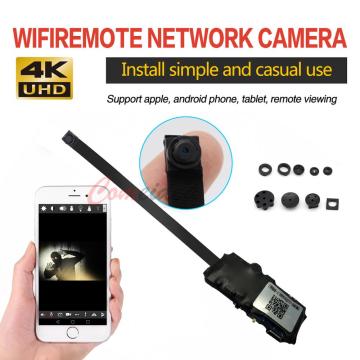 Full HD 4K Mini WiFi IP Camera DIY Button Mini Camera Module Support Remote View TF card