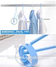 2015 NEW plastic multifunction crease-resist folding clother hanger