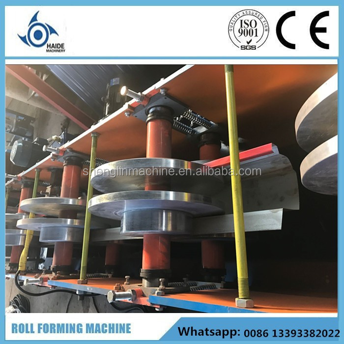 Customized roll forming machine for rain gutters