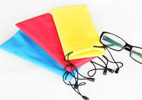 Colorful Soft Drawing Glasses Pouch Sunglasses Bags