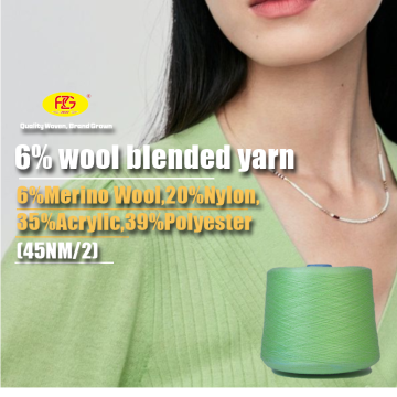 Innovative Wool Blended Yarn with Fresh Design