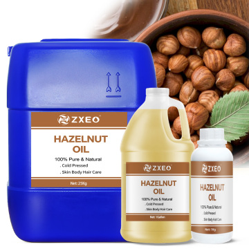 Organic Hazelnut Oil 100% Pure Natural Cold Pressed