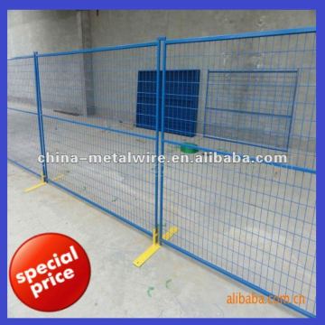 Plastic Coated Temporary Fence ( factory exporter)