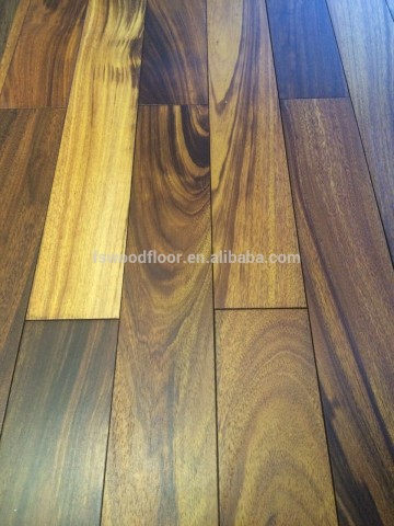 Tobacco Road African teak hardwood flooring