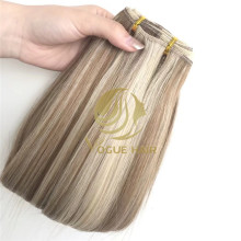 Piano color machine weft hair extensions