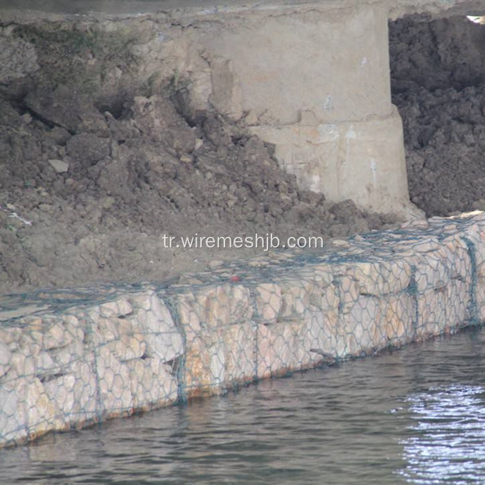 Gabion Basket-Vinil Kaplı Altıgen Tel Örgü Tipi